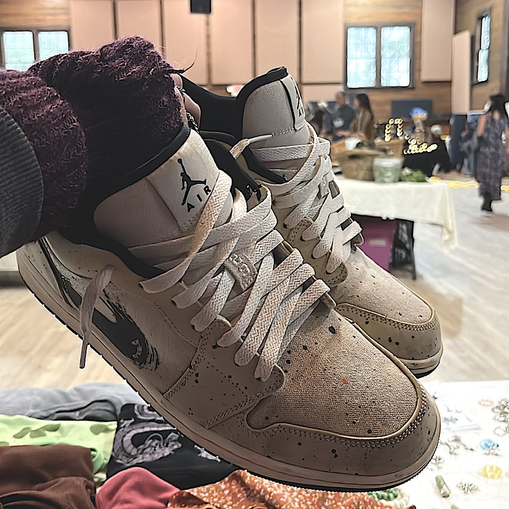 2021 Air Jordan ‘Brushstroke Swoosh - Paint Splatter’
